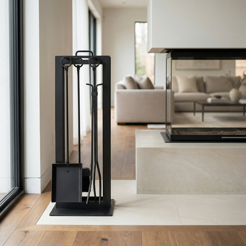 Fireplace Tool Set by Design Specialties Carolina – 3/16” Laser-Cut Steel, 21 Finish Colors