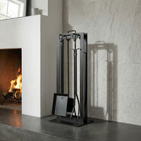 Fireplace Tool Set by Design Specialties Carolina – 3/16” Laser-Cut Steel, 21 Finish Colors