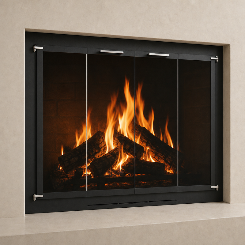 Bar Iron - Masonry & Prefab Fireplace Doors | Custom