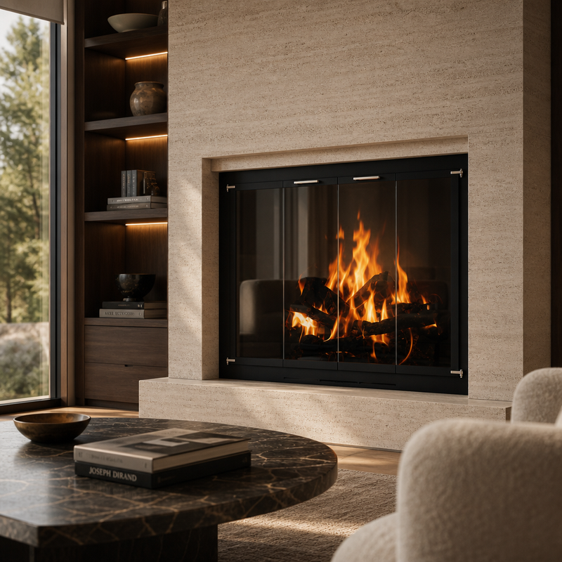 Bar Iron - Masonry & Prefab Fireplace Doors | Custom