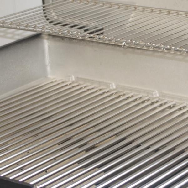 Stainless Steel cooking-grid material close-up — material illustration