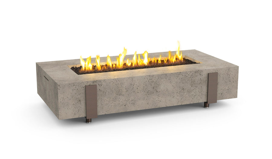 American Fyre Designs Iron Saddle Long 72-Inch Fire Table