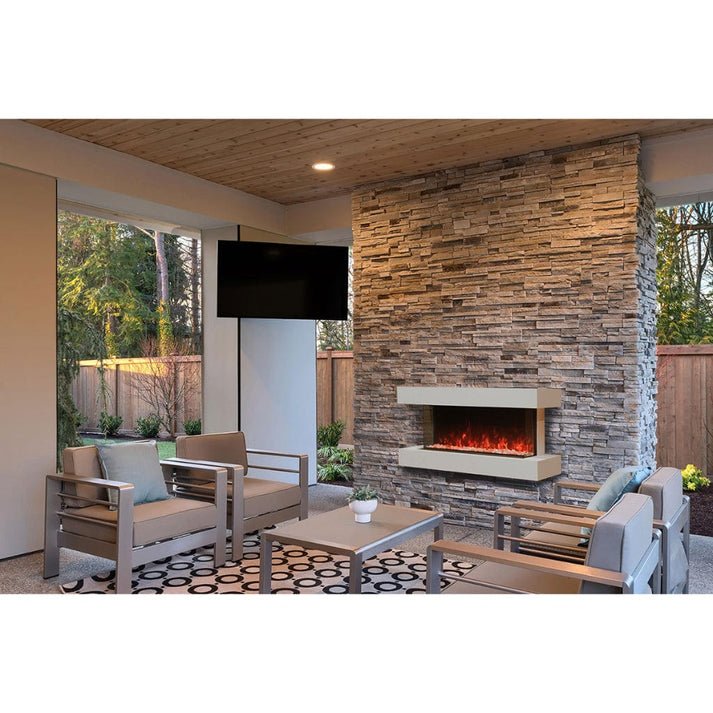 Modern Flames Landscape Pro 44" Electric Fireplace Wall Mount Studio Suite - Model WMC-44LPM-WW - ExceptionalFire