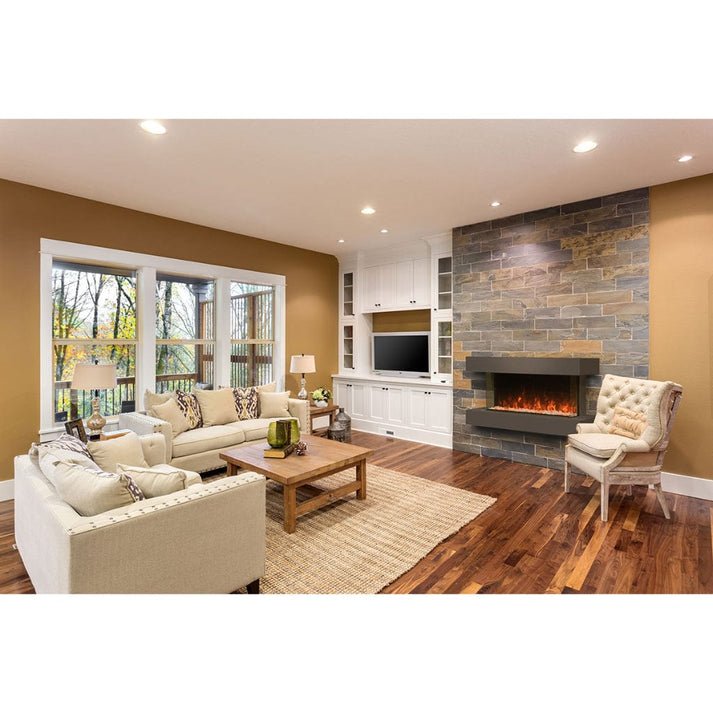 Modern Flames Landscape Pro 56" Electric Fireplace Wall Mount Studio Suite - Model WMC-56LPM-CS - ExceptionalFire