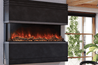 Modern Flames Landscape Pro Multi 80-Inch Three-Sided Electric Fireplace - Model LPM-8016-WMC - ExceptionalFire