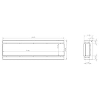Modern Flames Landscape Pro Multi 96-inch 3-Sided / 2-Sided Built In Electric Fireplace - Model LPM-9616 - ExceptionalFire