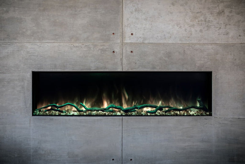 Modern Flames Landscape Pro Slim 44-Inch Built In Wall Mount Electric Fireplace - Model LPS-4414 - ExceptionalFire