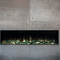 Modern Flames Landscape Pro Slim 44-Inch Built In Wall Mount Electric Fireplace - Model LPS-4414 - ExceptionalFire