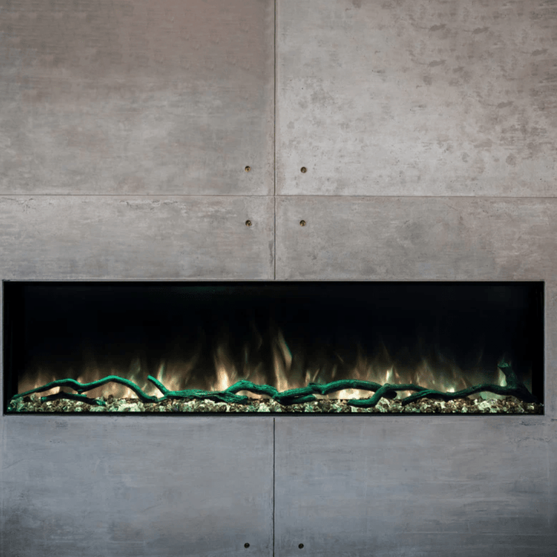 Modern Flames Landscape Pro Slim 44-Inch Built In Wall Mount Electric Fireplace - Model LPS-4414 - ExceptionalFire