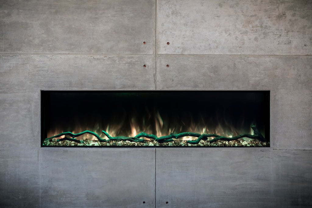 Modern Flames Landscape Pro Slim 56-Inch Built In Wall Mount Electric Fireplace - Model LPS-5614