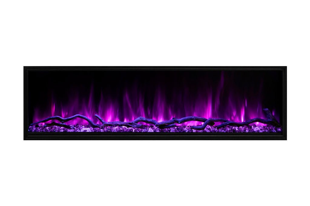 Modern Flames Landscape Pro Slim 56-Inch Built In Wall Mount Electric Fireplace - Model LPS-5614