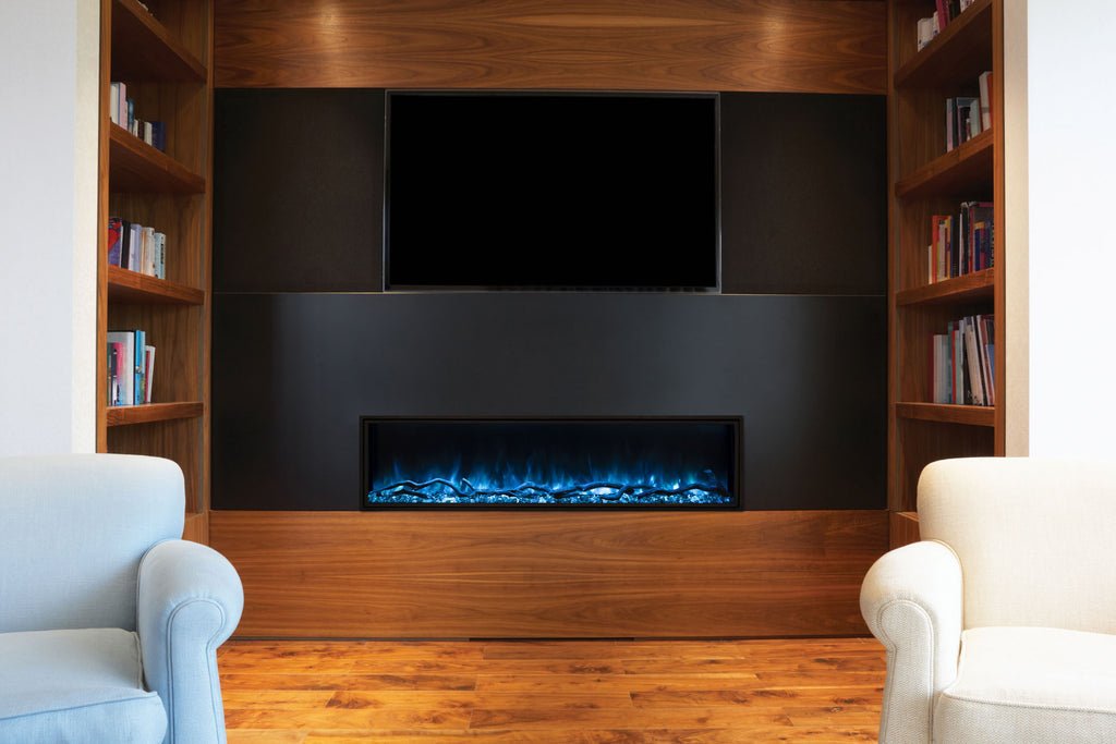 Modern Flames Landscape Pro Slim 68-Inch Built In Wall Mount Electric Fireplace - Model LPS-6814