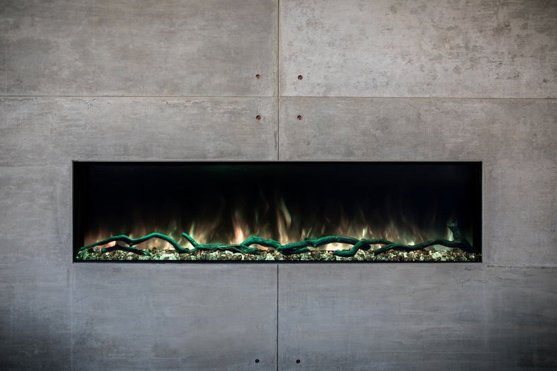 Modern Flames Landscape Pro Slim 68-Inch Built In Wall Mount Electric Fireplace - Model LPS-6814 - ExceptionalFire