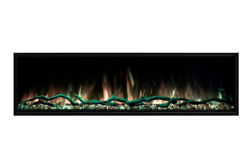 Modern Flames Landscape Pro Slim 68-Inch Built In Wall Mount Electric Fireplace - Model LPS-6814