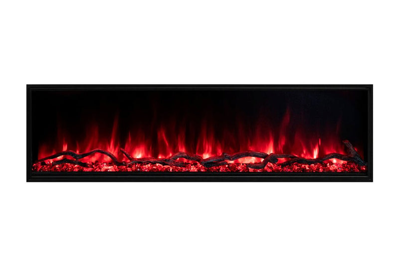 Modern Flames Landscape Pro Slim 68-Inch Built In Wall Mount Electric Fireplace - Model LPS-6814 - ExceptionalFire