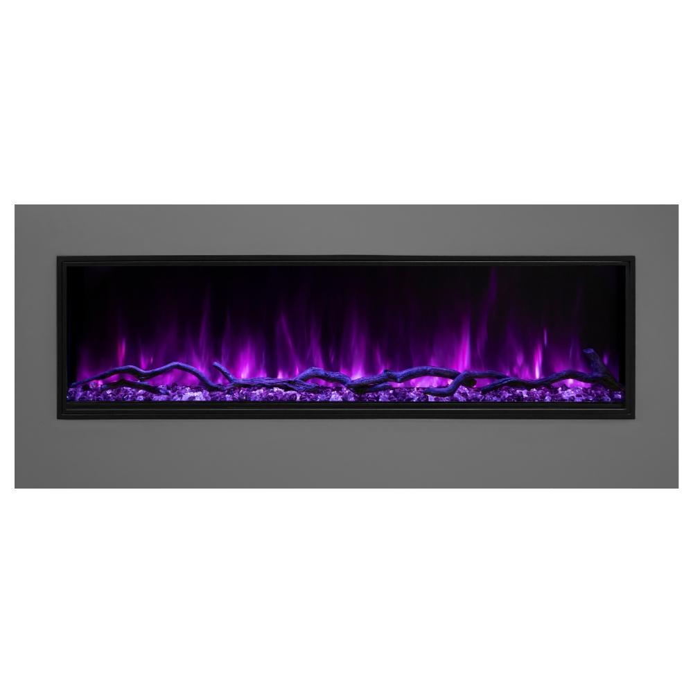 Modern Flames Orion Slim 76-Inch Three-Sided Built-In Electric Fireplace OR76-SLIM