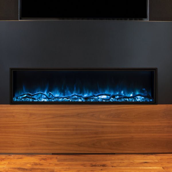 Modern Flames Orion Slim 76-Inch Three-Sided Built-In Electric Fireplace OR76-SLIM