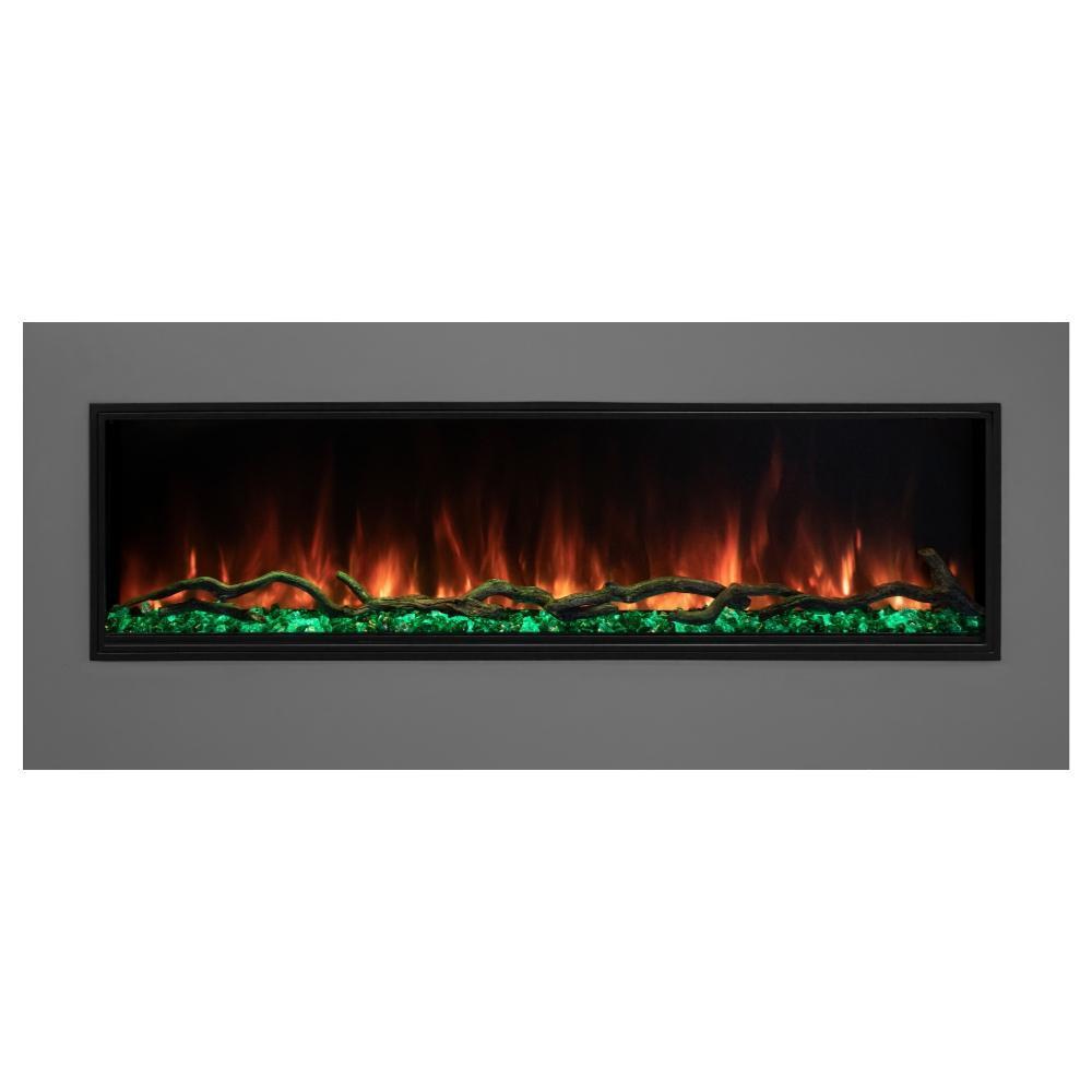 Modern Flames Orion Slim 76-Inch Three-Sided Built-In Electric Fireplace OR76-SLIM