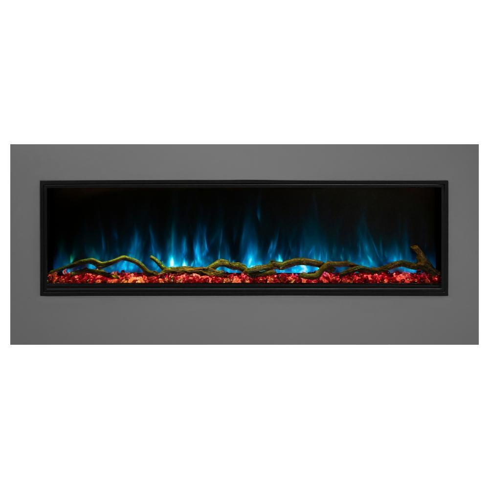 Modern Flames Orion Slim 76-Inch Three-Sided Built-In Electric Fireplace OR76-SLIM