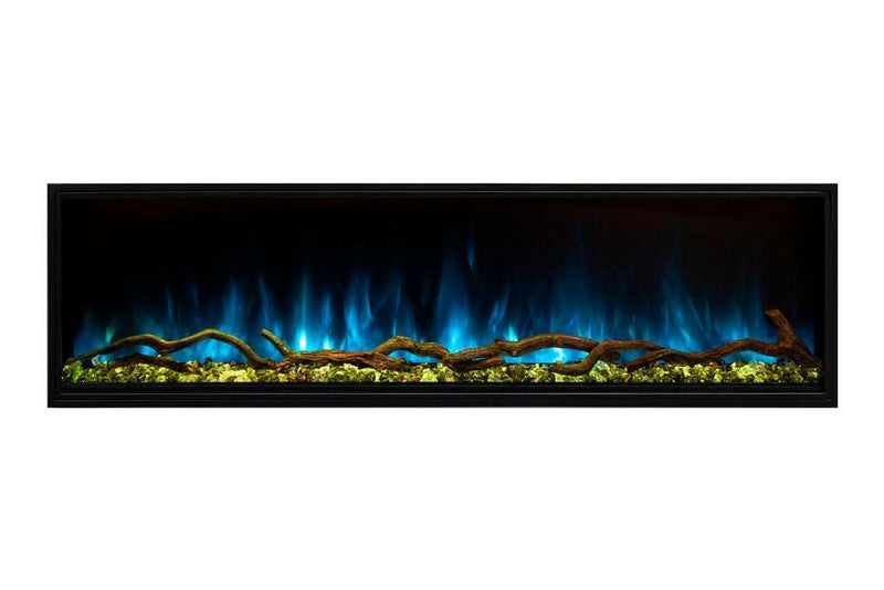 Modern Flames Landscape Pro Slim 96-Inch Built In Wall Mount Electric Fireplace - Model LPS-9614 - ExceptionalFire