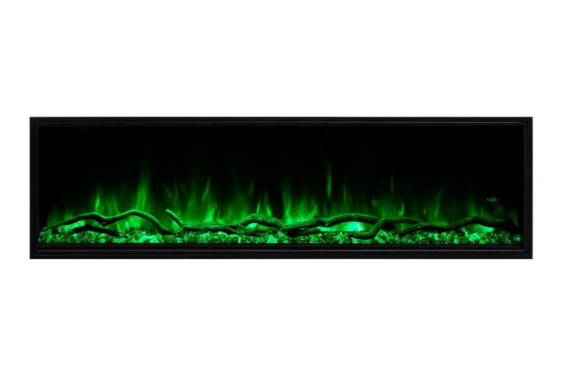 Modern Flames Landscape Pro Slim 96-Inch Built In Wall Mount Electric Fireplace - Model LPS-9614 - ExceptionalFire