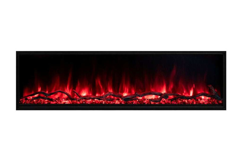 Modern Flames Landscape Pro Slim 96-Inch Built In Wall Mount Electric Fireplace - Model LPS-9614 - ExceptionalFire