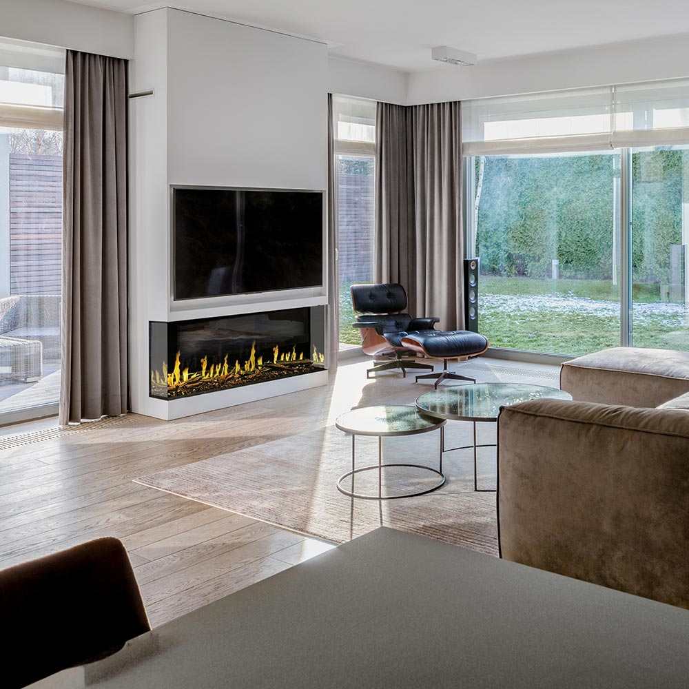 Modern Flames Orion Multi 100-Inch Three-Sided Built-In Electric Fireplace - Model OR100-MULTI - ExceptionalFire