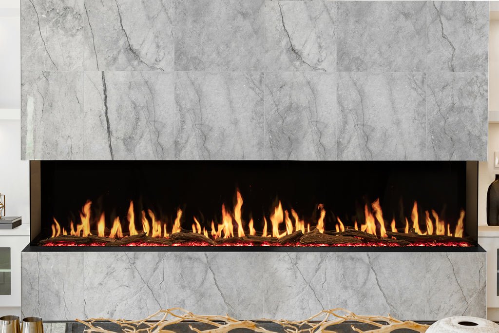 Modern Flames Orion Multi 120-Inch Three-Sided Built-In Electric Fireplace - Model OR120-MULTI