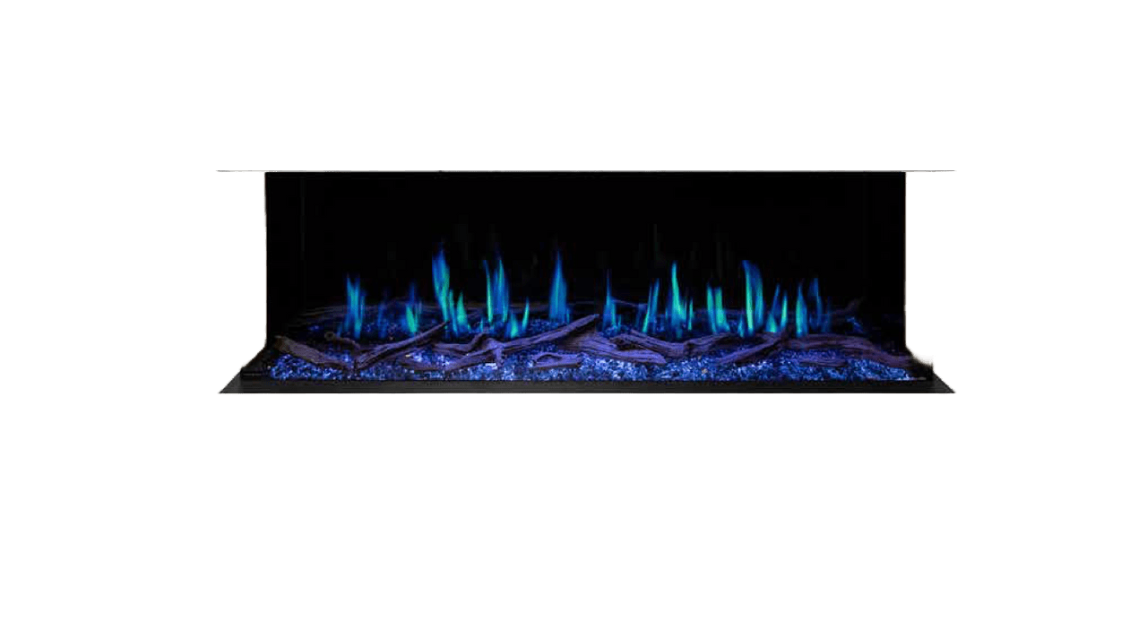 Modern Flames Orion Multi 76-Inch Three-Sided Built-In Electric Fireplace - Model OR76-MULTI