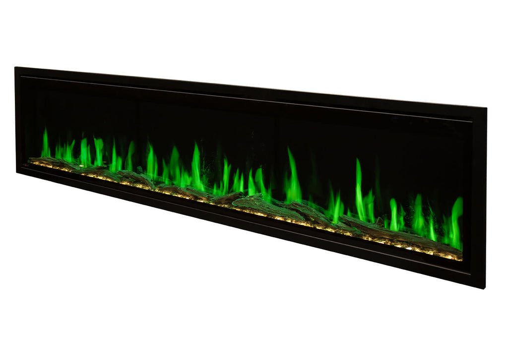 Modern Flames Orion Slim 100-Inch Three-Sided Built-In Electric Fireplace - Model OR100-SLIM