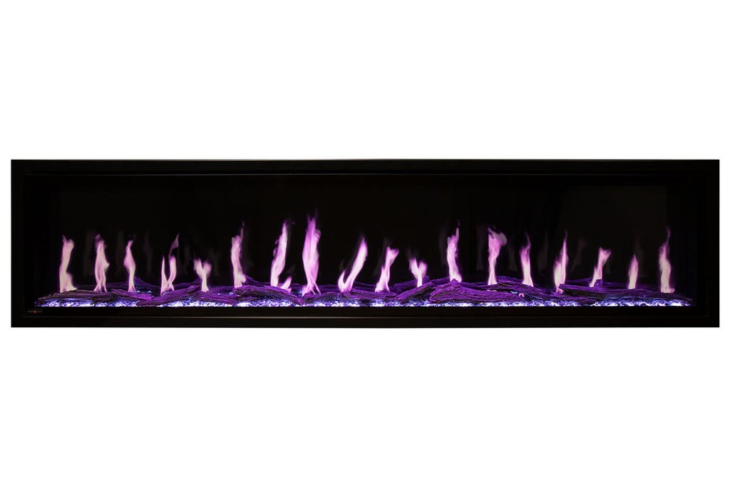 Modern Flames Orion Slim 100-Inch Three-Sided Built-In Electric Fireplace - Model OR100-SLIM