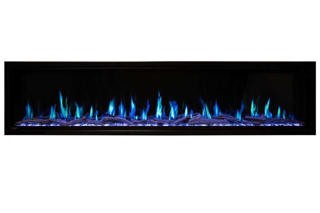 Modern Flames Orion Slim 100-Inch Three-Sided Built-In Electric Fireplace - Model OR100-SLIM