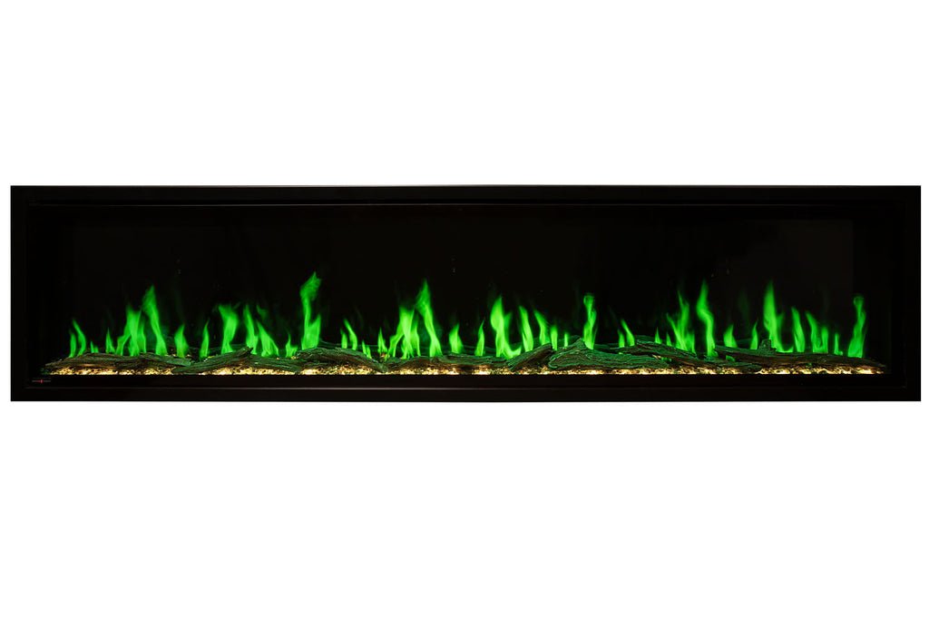 Modern Flames Orion Slim 100-Inch Three-Sided Built-In Electric Fireplace - Model OR100-SLIM