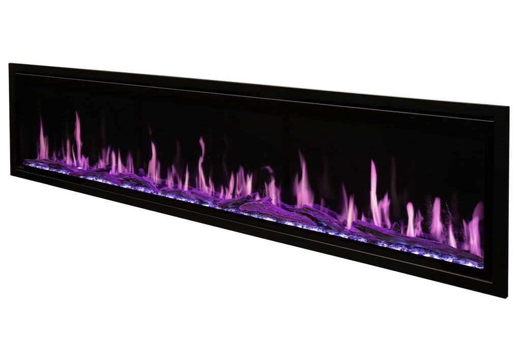Modern Flames Orion Slim 100-Inch Three-Sided Built-In Electric Fireplace - Model OR100-SLIM