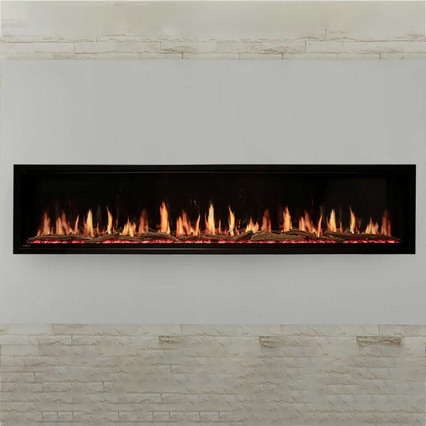 Modern Flames Orion Slim 100-Inch Three-Sided Built-In Electric Fireplace - Model OR100-SLIM - ExceptionalFire