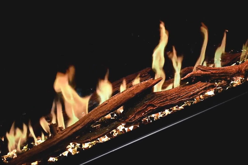 Modern Flames Orion Slim 100-Inch Three-Sided Built-In Electric Fireplace - Model OR100-SLIM