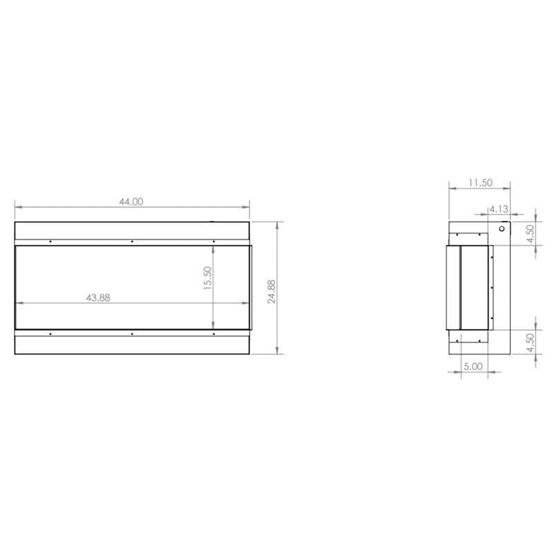 Modern Flames RedStone 26-Inch Electric Fireplace - Built-In - Model RS-2621 - ExceptionalFire
