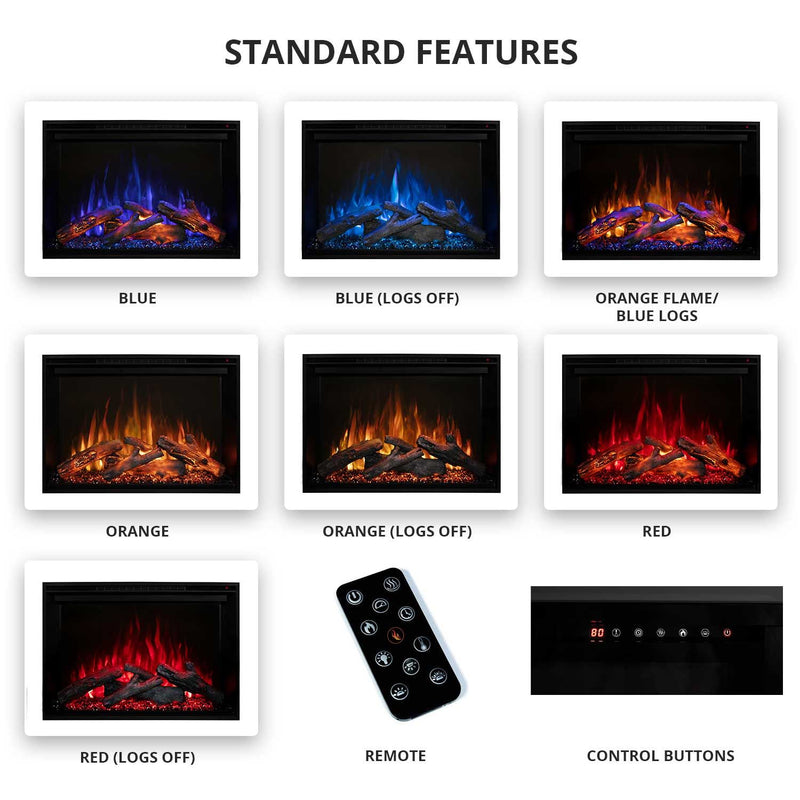 Modern Flames RedStone 26-Inch Electric Fireplace - Built-In - Model RS-2621 - ExceptionalFire