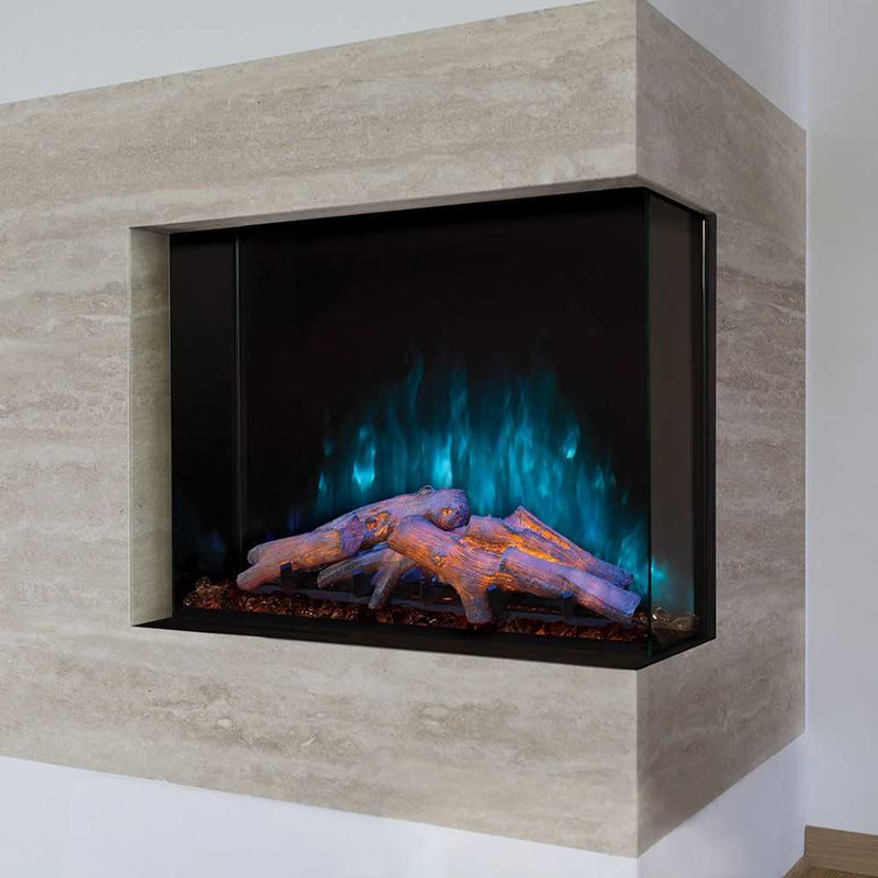 Modern Flames Sedona Pro Multi 30-Inch Three-Sided Built-In Electric Fireplace Corner (L/R) - Model SPM-3026 -ExceptionalFire