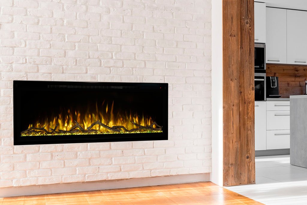 Modern Flames Spectrum Slimline 74-Inch Electric Fireplace - Model SPS-74B - ExceptionalFire