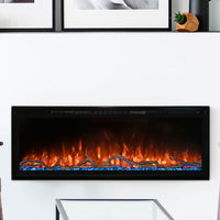 Modern Flames Spectrum Slimline 74-Inch Electric Fireplace - Model SPS-74B - ExceptionalFire