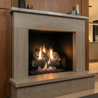 Design Specialties Arlington Ash 18-Inch Vented Gas Log Set, 45,000 BTU