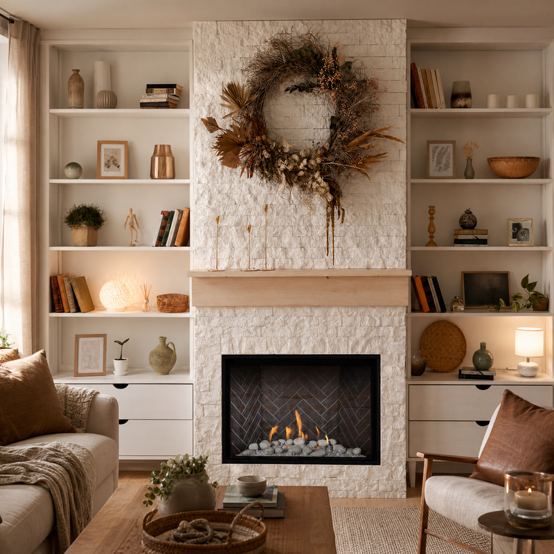 Montigo Delray Square 42" Direct Vent Gas Fireplace - Model Delray Square 42 — lifestyle