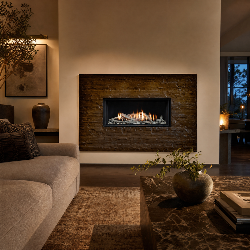 Montigo Distinction 36" Direct Vent Gas Fireplace - Model D3615 — lifestyle