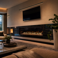 Montigo Distinction 63" Direct Vent Gas Fireplace - Model D6315 — lifestyle