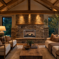 Montigo Divine 38" Outdoor Vent-Free Gas Fireplace - Model H38VFO — lifestyle