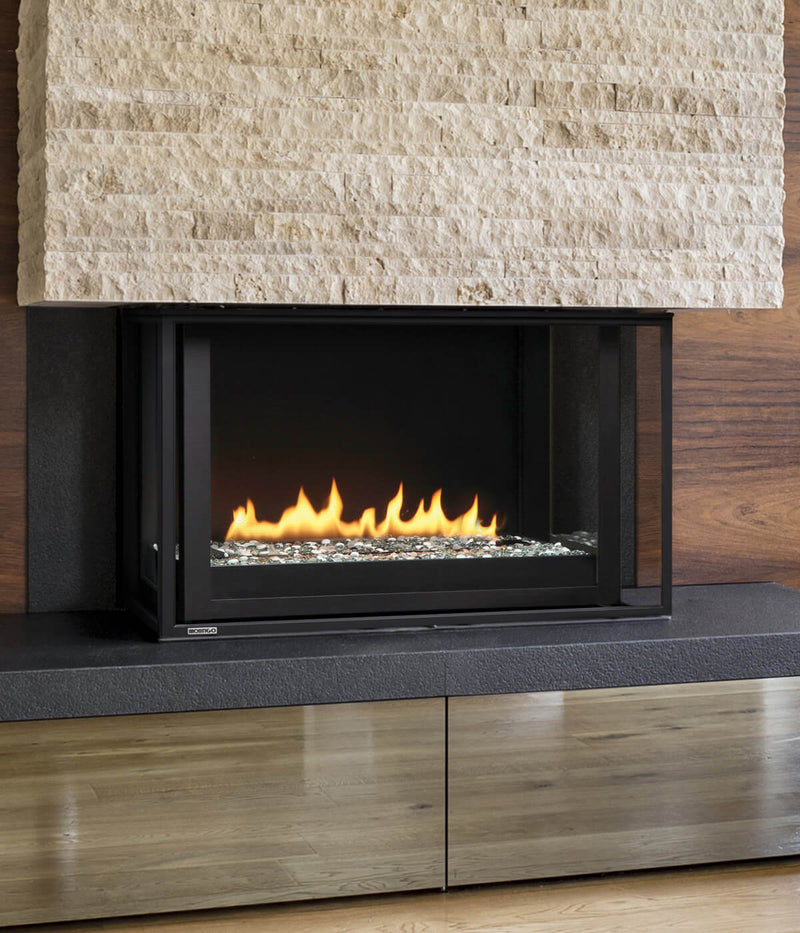 Montigo Divine Bay 38" 3-Sided Linear Direct Vent Gas Fireplace - Model HL38DFPRC