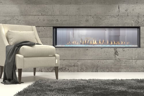 Montigo Distinction 63" See-Through Direct Vent Gas Fireplace - Model D6315 ST