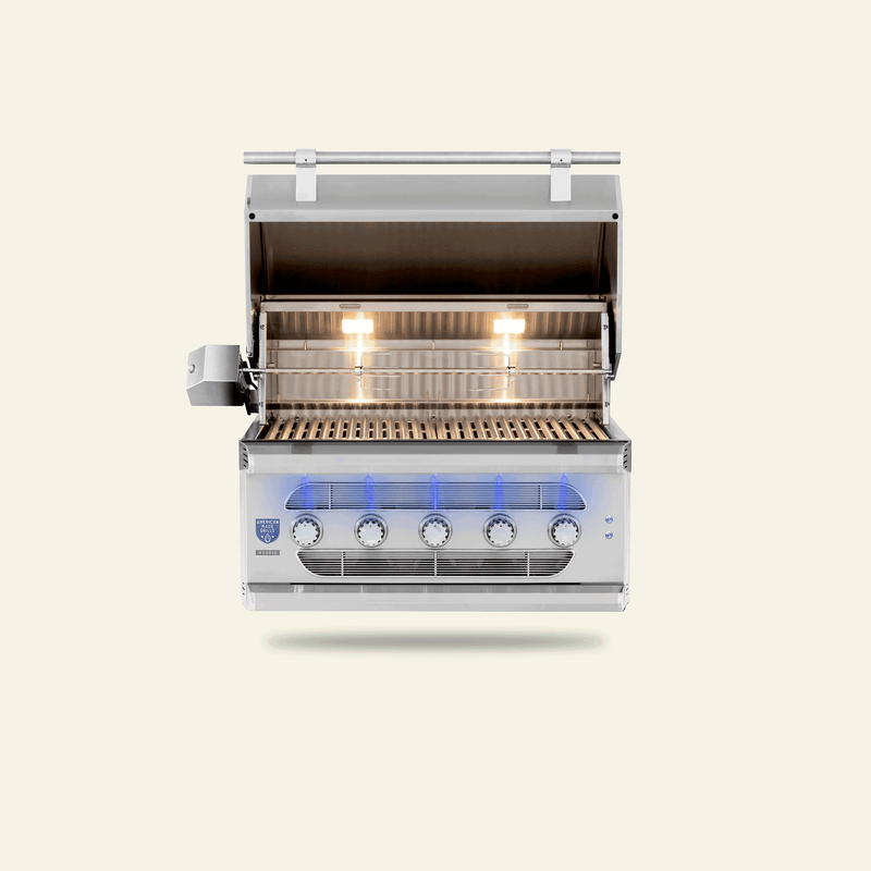 American Made Grills Muscle 42-Inch Built-In Hybrid Grill