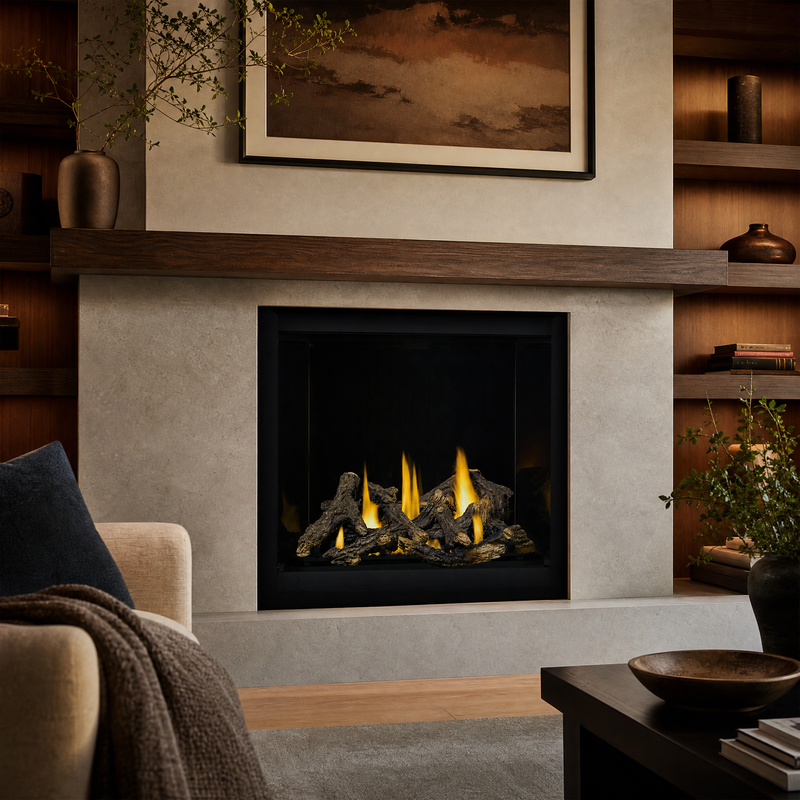 Napoleon Altitude X 36" Direct Vent Gas Fireplace — lifestyle